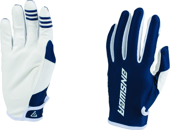 Answer 23 Ascent Glove Navy/White - Medium 447817