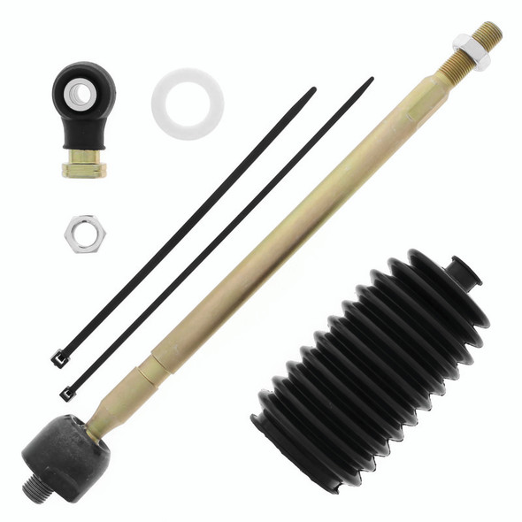 QuadBoss 10-14 Polaris Ranger 400 4x4 Steering Rack Tie Rod Assembly Kit - Left Inner & Outer 411153