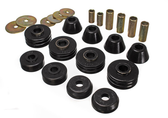 Energy Suspension Gm Cab Mount Set - Black 3.4108G