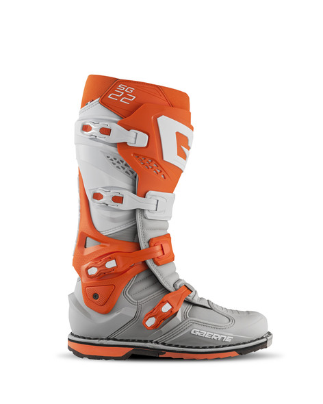Gaerne SG22 Boot Orange/White/Grey Size 8 2262-008-8