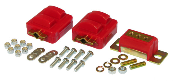 Prothane GM Motor & Trans Mount Kit - Red 3105