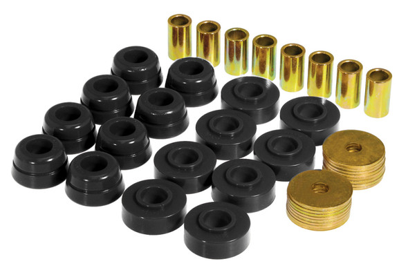 Prothane 73-82 Chevy Corvette Body Mount Kit - Black 7-133-BL
