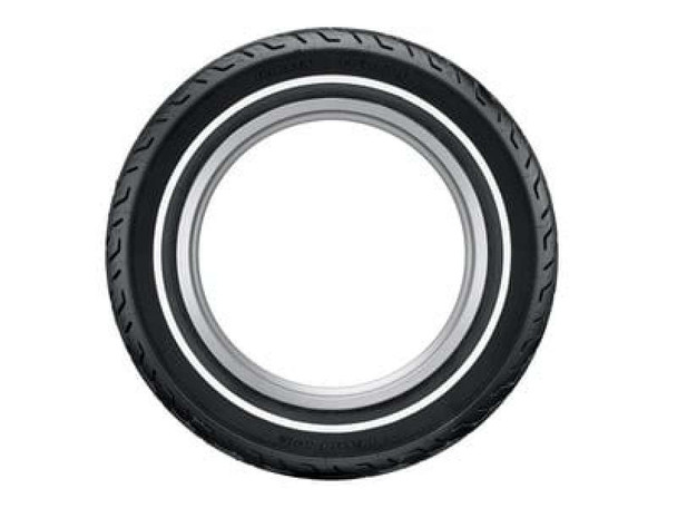 Dunlop D402 Rear Tire - MT90B16 M/C 74H TL - Narrow Whitewall 45006847