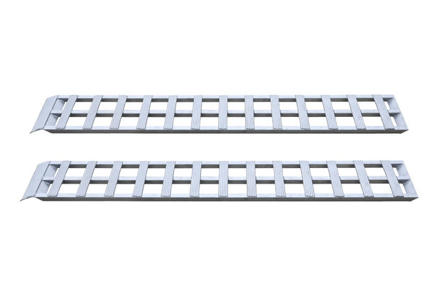 Gen-Y Lightweight 6.5ft Aluminum Loading Ramps 12in x 78in 600lb Capacity Per Ramp - Pair GH-18078