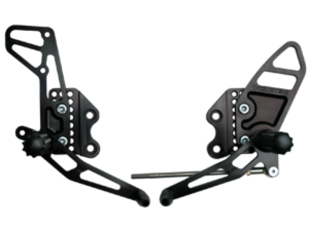 Vortex Racing Rearsets Replacement Rear Set- Black RS510K