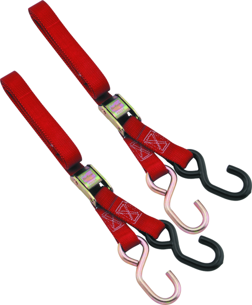 BikeMaster 1x72in Tiedown 20pc Carton - Red 100572