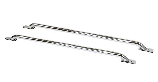 Go Rhino 94-18 Dodge Pick Up / Ram 1500/2500HD/3500 Stake Pocket Bed Rails - Chrome 8128C