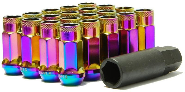 Wheel Mate Muteki SR48 Open End Lug Nuts - Neon 12x1.25 48mm 32905N Wheel Mate Muteki SR48 Open End Lug Nuts - Neon 12x1.25 48mm 32905N