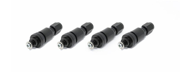 Torque Solution Billet TPMS Valve Stem Kit (Black) 2008+ Subaru Legacy Impreza WRX / STi TS-SU-558BK-4