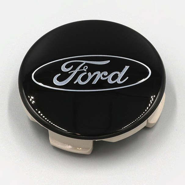 Ford Racing Ford Truck/SUV Black And Chrome Wheel Center Cap Kit M-1096K-BCT