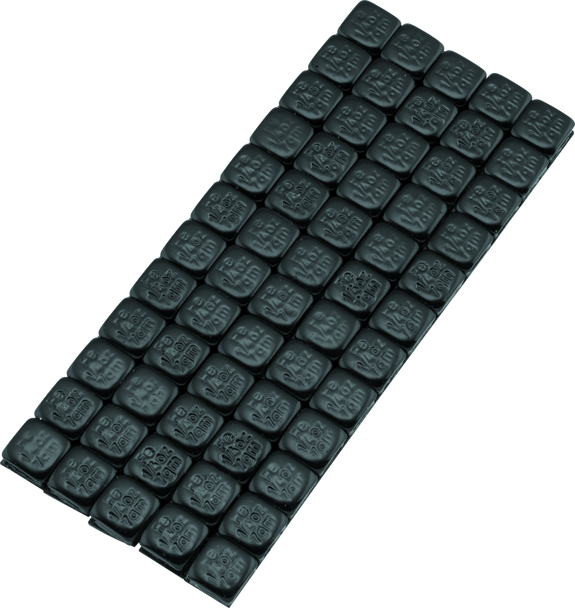 BikeMaster Square Wheel Weights Adhesive 1/4oz - Black 152504