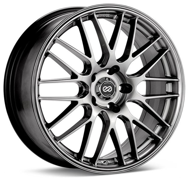 Enkei EKM3 17x7 5x114.3 38mm Offset 72.6 Bore Diameter Hyper Silver Wheel 442-770-6538HS