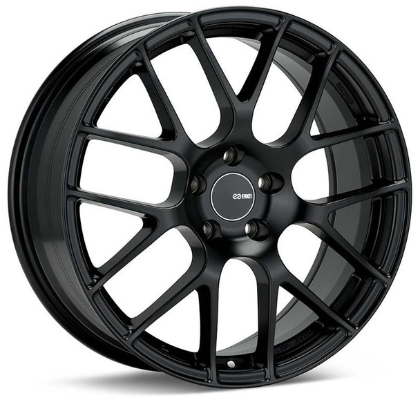Enkei Raijin 19x9.5 35mm Offset 5x120 Bolt Pattern 72.6 Hub Bore Black Wheel 467-995-1235BK