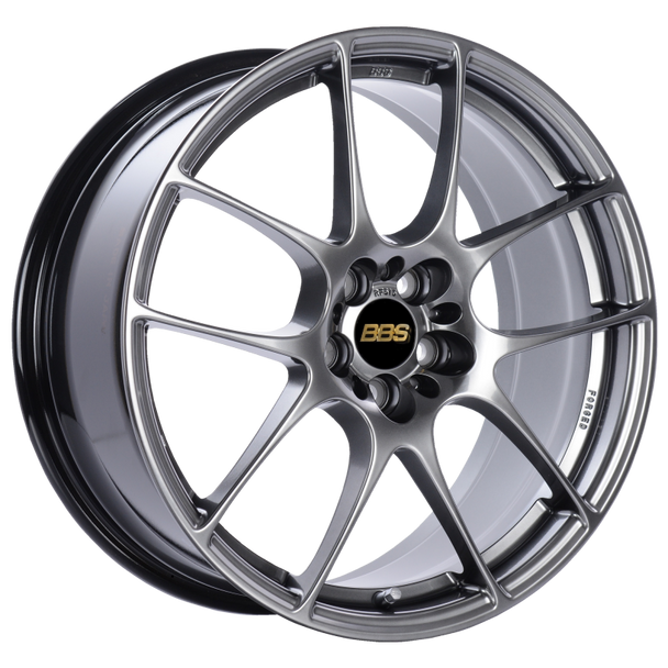 BBS RF 18x8 5x112 ET45 Diamond Black Wheel -82mm PFS/Clip Required RF516DBK