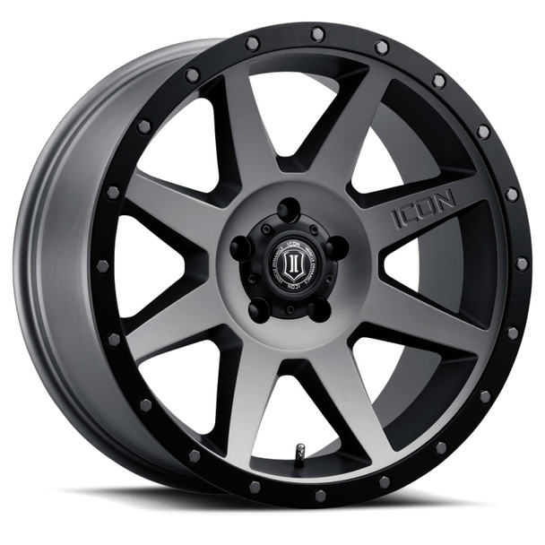 ICON Rebound 20x9 6x5.5 0mm Offset 5in BS Titanium Wheel 1820908350TT