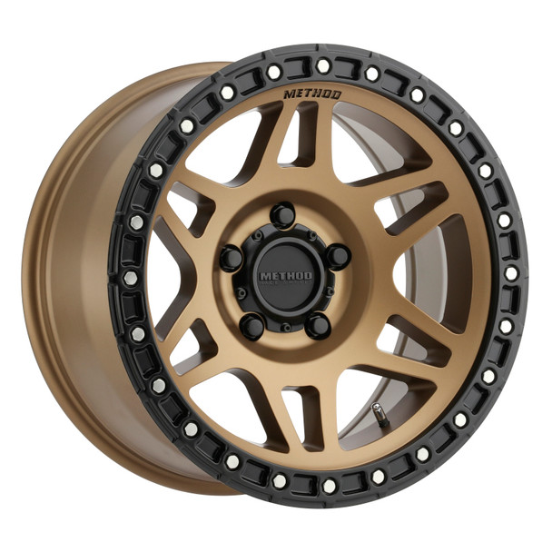 Method MR312 17x8.5 0mm Offset 5x5.5 108mm CB Method Bronze/Black Street Loc Wheel MR31278555900