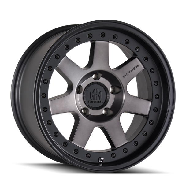Mayhem 8300 Prodigy 20x9 / 8x180 BP / 0mm Offset / 130.8mm Hub Matte Black w/ Dark Tint Wheel 8300-2978TM