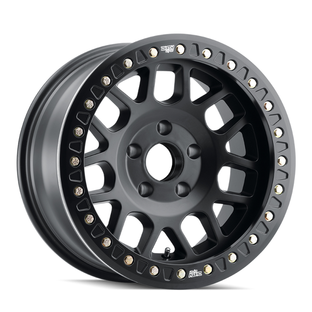 Dirty Life 9312 Mesa Race 17x9 / 5x127 BP / -12mm Offset / 71.5mm Hub Matte Black Wheel 9312-7973MB12