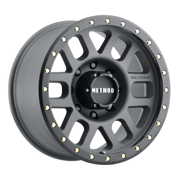 Method MR309 Grid 18x9 +18mm Offset 8x170 130.81mm CB Titanium/Black Street Loc Wheel MR30989087818