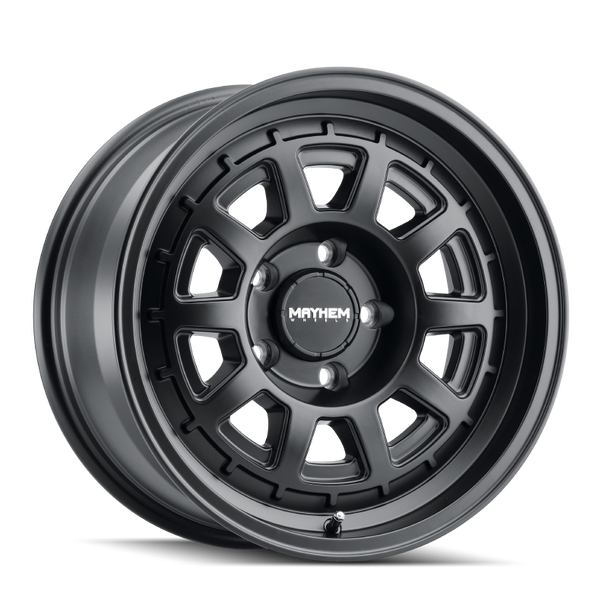 Mayhem 8303 Voyager 15x7 / 5x100 BP / 15mm Offset / 56.1mm Hub Matte Black Wheel 8303-5744MB