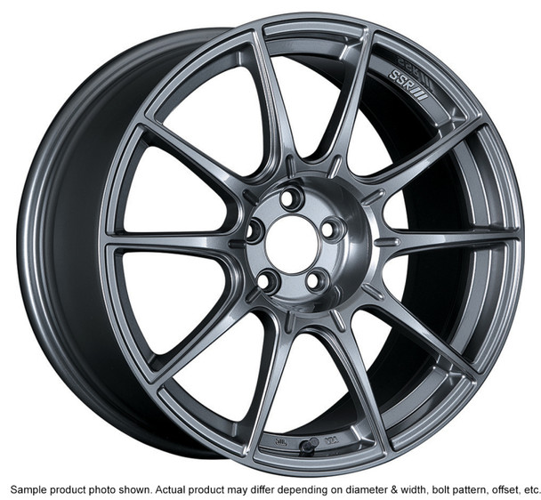 SSR GTX01 18x8.5 5x114.3 44mm Offset Dark Silver Wheel XA18850+4405GDK