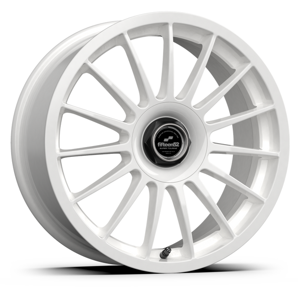 fifteen52 Podium 18x8.5 5x100/5x114.3 35mm ET 73.1mm Center Bore Rally White Wheel STPRW-88554+35