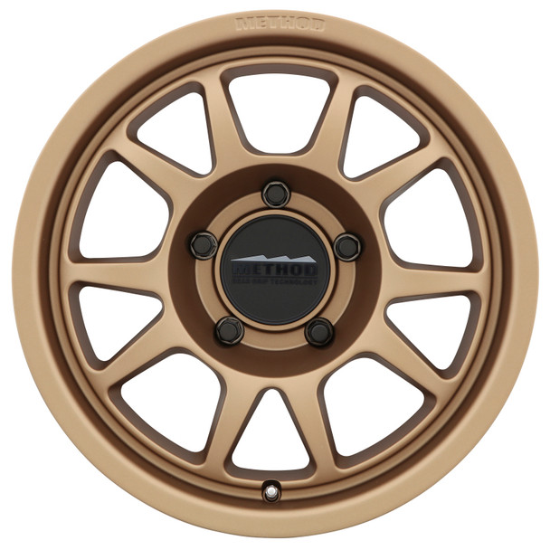 Method MR702 17x8.5 0mm Offset 5x5 71.5mm CB Method Bronze Wheel MR70278550900