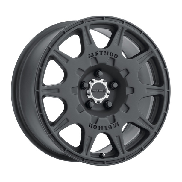 Method MR502 RALLY 17x8 +38mm Offset 5x100 67.1mm CB Matte Black Wheel MR50278051538