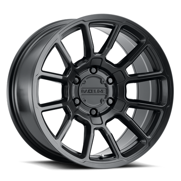 Raceline 950B Gauge 17x8.5in / 6x139.7 BP / 0mm Offset / 106.1mm Bore - Satin Black Wheel 950B-78560-00