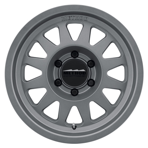 Method MR704 16x8 0mm Offset 6x5.5 106.25mm CB Matte Titanium Wheel MR70468060800