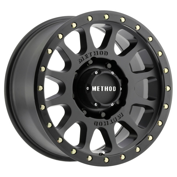 Method MR305 NV HD 17x8.5 0mm Offset 8x6.5 130.81mm CB Matte Black Wheel MR30578580500H