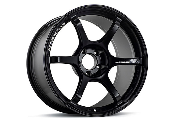 Advan RG-4 18x8.5 +44 5-114.3 Semi Gloss Black Wheel YA48H44ESB