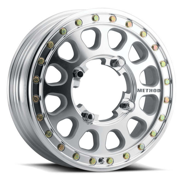Method MR401-R UTV Beadlock 15x5 / 4.25+0.75/40mm Offset / 5x4.5 / 72mm CB Machined - Raw Wheel MR40155012340B
