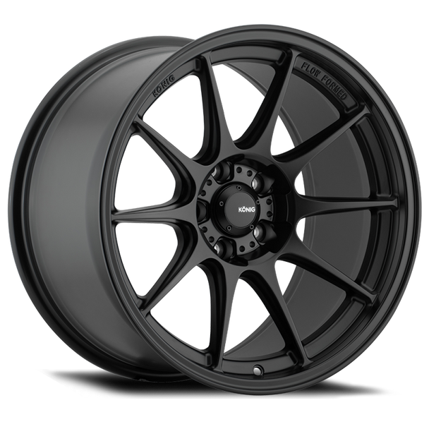 Konig Dekagram 18x9.5A 5x114.3 ET35 Semi-Matte Black DK98514355