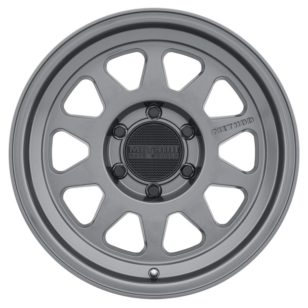 Method MR316 17x8.5 0mm Offset 6x5.5 106.25mm CB Gloss Titanium Wheel MR31678560800