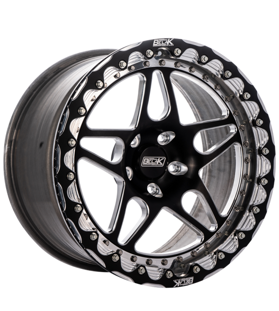 Belak 17x10.5 / 8.25in BS / 6x135mm BP / Low Pad / Series 3 - Single Beadlock Wheel 17106135S38BS-SBL