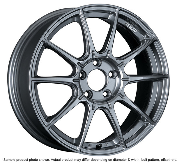 SSR GTX01 17x9 5x100 38mm Offset Dark Silver Wheel XA17900+3805CDK