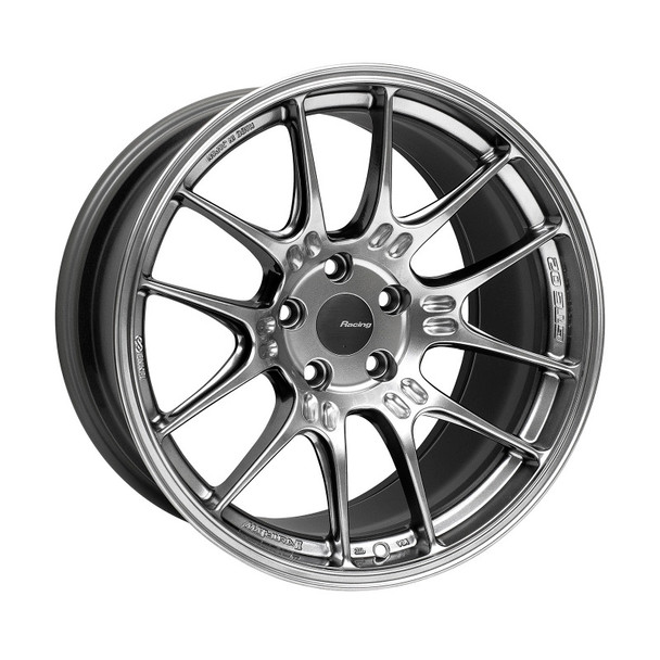 Enkei GTC02 18x10 5x112 32mm Offset 66.5mm Bore Hyper Silver Wheel 534-810-4432HS