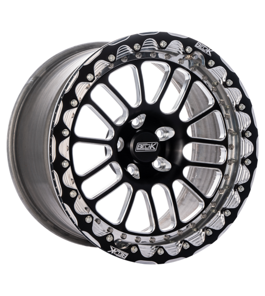 Belak 15x11 GTR Rear Wheel (OEM Small Brake Kit Req) / 5x114.3 BP / Series 2 Wheel- Single Beadlock 15115114S2GTR-SBL