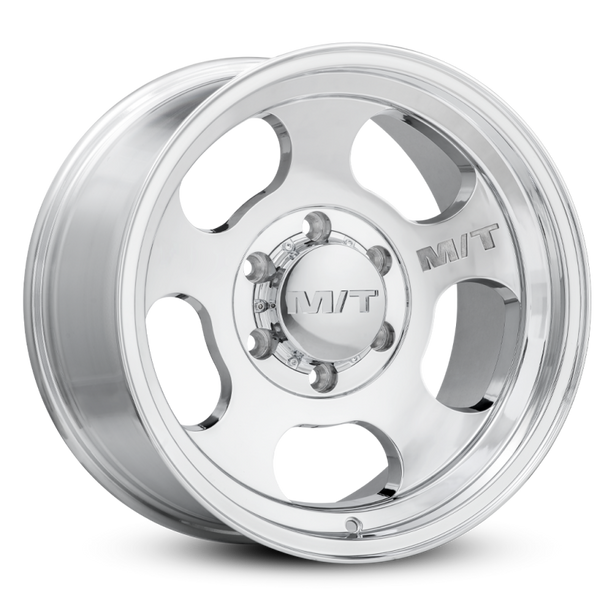 Mickey Thompson Canyon Polished Wheel - 17X9 6X5.5 BP 5in BS 0 Offset 108.1mm Bore 274638