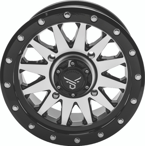QuadBoss Wagon 14X7 4+3 4/156 Black Machined 608554