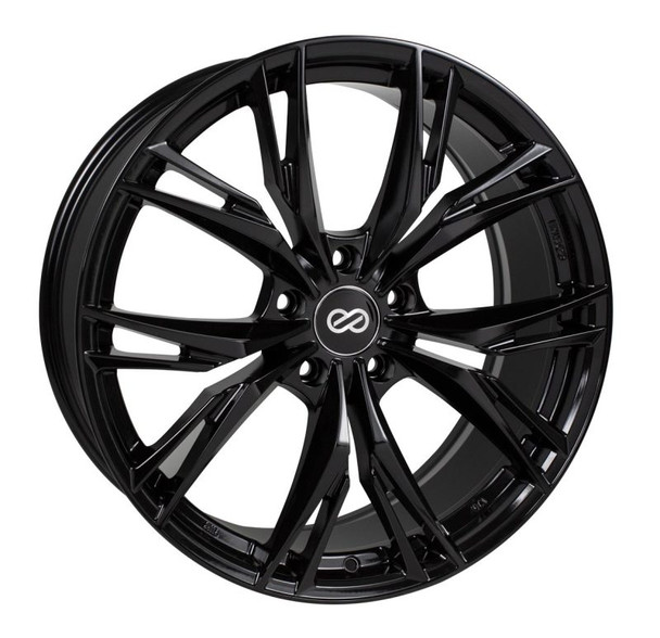Enkei ONX 17x7.5 45mm Offset 5x100 Bolt Pattern 72.6 Bore Dia Black Wheel 505-775-8045BK