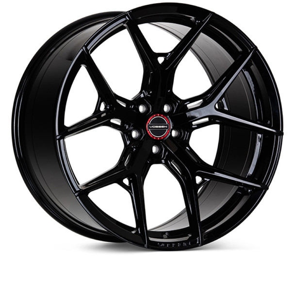 Vossen HF-5 20x9 / 5x120 / ET35 / Flat Face / 72.56 - Gloss Black Wheel HF5-0B01