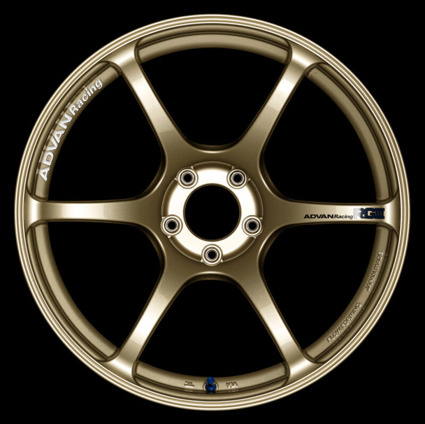 Advan RGIII 17x7.5 +48 5-114.3 Racing Gold Metallic Wheel YAR7F48EZ