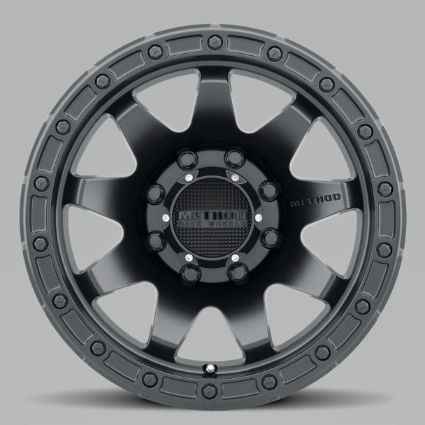 Method MR317 20x9 +18mm Offset 8x170 130.81mm CB Matte Black Wheel MR31729087518