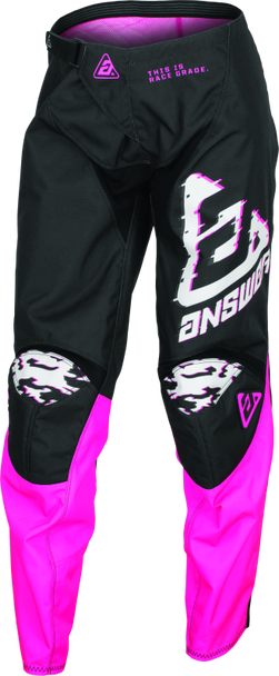 Answer 23.5 Syncron Meltdown Pant Black/Magenta/Grey Womens Size - 12 Regular 447912