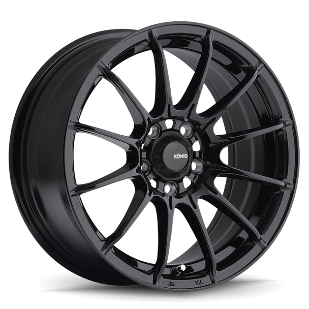 Konig Dial In 15x7 4x100 ET35 Gloss Black DI57100355