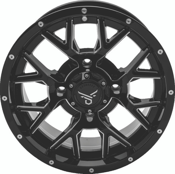 QuadBoss Barbwire 14X7 - 5+2 - 4/110 - Milled 608573