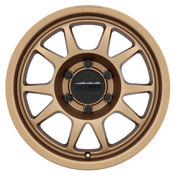 Method MR702 17x8.5 0mm Offset 6x5.5 106.25mm CB Method Bronze Wheel MR70278560900