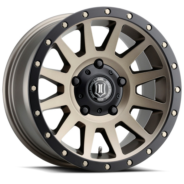 ICON Compression 17x8.5 5x150 25mm Offset 5.75in BS 110.1mm Bore Bronze Wheel 2017855557BR